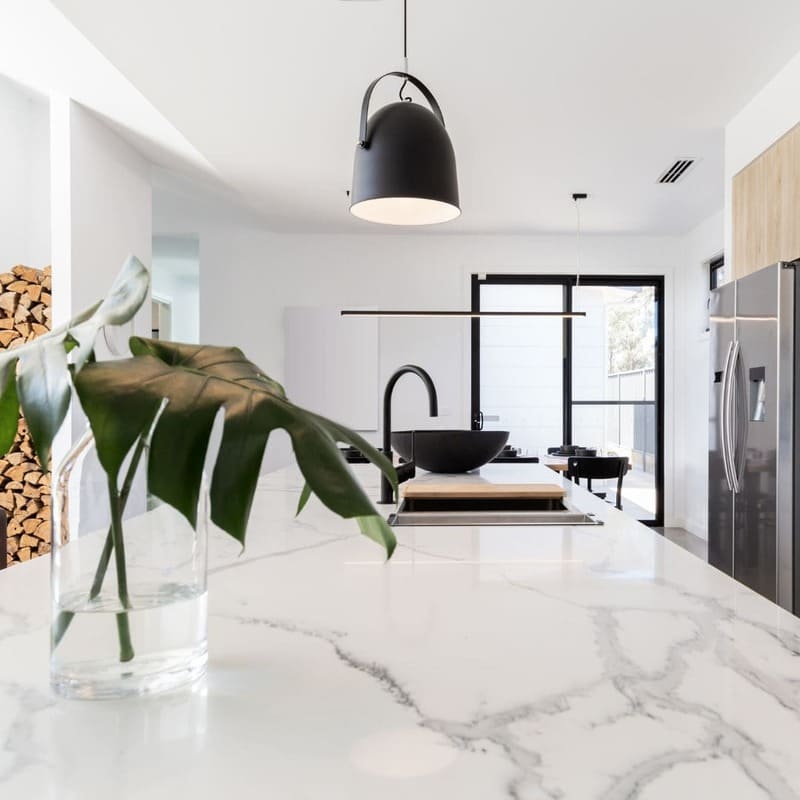 Marble Kitchen Top polished by Stone Shine Marble Kitchen Top polished by Stone Shine